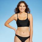 Juniors' Longline Bikini Top - Xhilaration Black