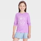 Girls' 'wildflower' Long Sleeve T-shirt - Cat & Jack Purple