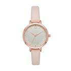Women's Skinny Strap With Dial Glitz Watch - A New Day Rose Gold