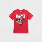 Boys' Marvel Avengers Short Sleeve Graphic T-shirt - Red