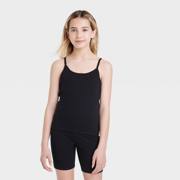Girls' Tank Top - Art Class Black