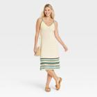 Women's Sweater Tank Dress - Universal Thread Cream