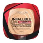L'oreal Paris Infallible Up To 24h Fresh Wear Foundation In A Powder - Beige Sand