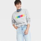 Pride Ph By The Phluid Project Adult 'gender Is A Spectrum' Pullover Sweatshirt - Heather Gray