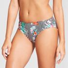 Clean Water Women's Floral Print Hipster Bikini Bottom - Xs,