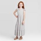 Girls' Knit Maxi Dress - Art Class Gray S, Girl's,