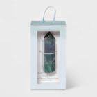 No Brand Semi-precious Flat Bottomed Crystal Point - Assorted Blues