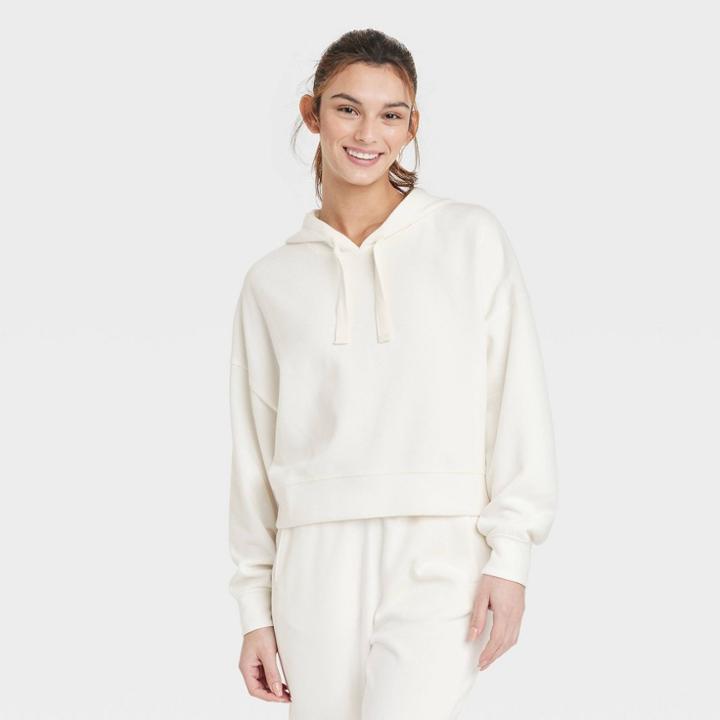 Women's Cozy Rib Sweatshirt - All In Motion Cream