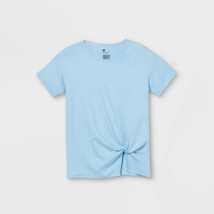 Girls' Short Sleeve Split Hem Studio T-shirt - All In Motion