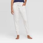Women's Sweater Knit Sleep Pant - Stars Above Oatmeal L, Women's,