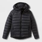 Kids' Packable Puffer Jacket With 3m Thinsulate Insulation - All In Motion Black