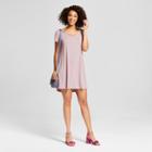 Women's Cross Front Dress - Grayson Threads (juniors') Mauve
