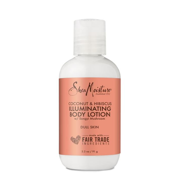 Sheamoisture Coconut & Hibiscus Illuminating Body Lotion For Dull Skin - Travel