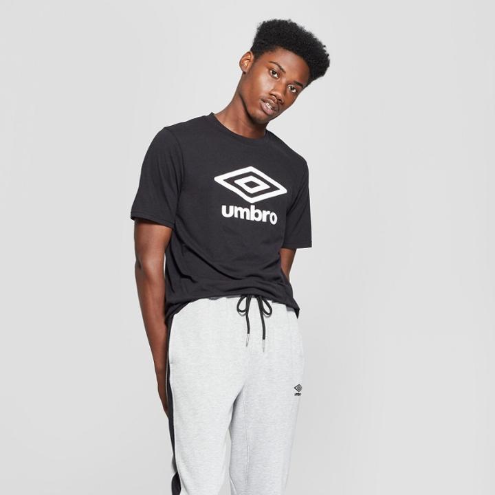 Umbro Men's Logo Graphic T-shirt - Black