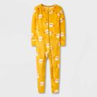 Toddler Boys' Planets Pajama Romper - Cat & Jack Yellow
