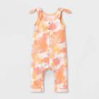 Grayson Mini Baby Girls' Tie-dye Jumpsuit - Pink Newborn