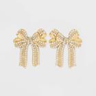 Sugarfix By Baublebar 'that's A Wrap' Statement Earrings - White