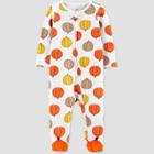 Baby Pumpkin Sleep N' Play - Just One You Made By Carter's Orange Newborn