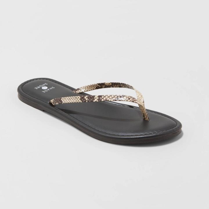 Shade & Shore Women's Ava Snake Flip Flops - Shade &
