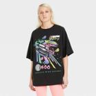 Women's Nascar Oversized Short Sleeve Graphic T-shirt - Black