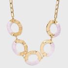 Molten Metal Woven Wrapped Statement Necklace - A New Day