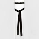 Target Fashion 2pc Choker Set With Bow- Black/hematite