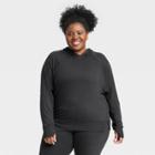 Women's Plus Size Modal Hooded Sweatshirt - All In Motion Black