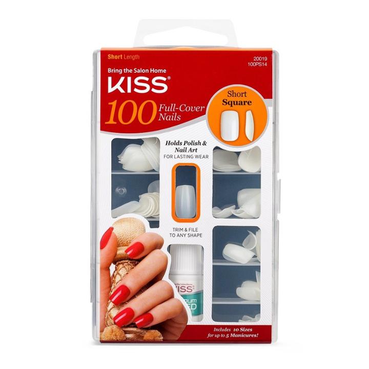Kiss Full-cover Short Square Nails