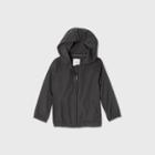Toddler Girls' Uniform Windbreaker Jacket - Cat & Jack Charcoal Gray