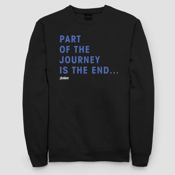 Women's Marvel Journey Ending Fleece Sweatshirt (juniors') - Black