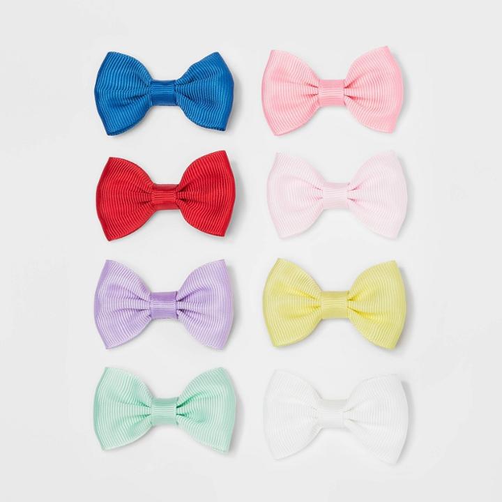 Baby Girls' 8pk Shalom Bow - Cloud Island , Blue