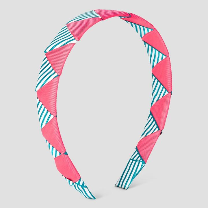 Girls' Zigzag Stripe Headband - Cat & Jack Pink