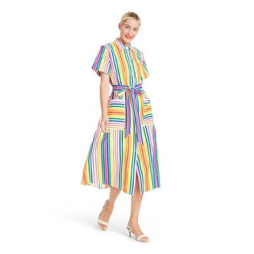 Striped Short Sleeve Shirtdress - Christopher John Rogers For Target