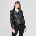 Women's Moto Jacket - A New Day + Vital Voices - Black