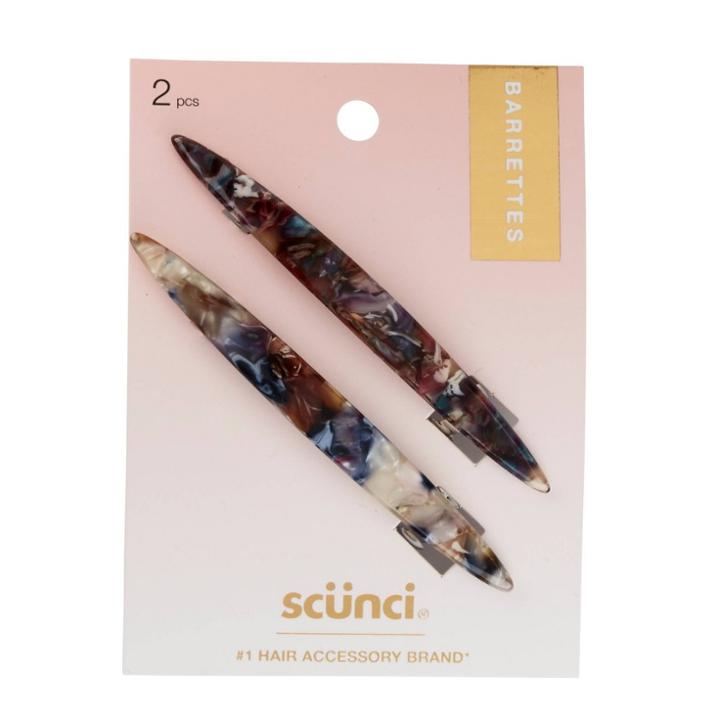 Scunci Resin Barrettes