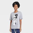 Women's Minnie Mouse Halloween Frankinbride Short Sleeve Graphic T-shirt - Gray