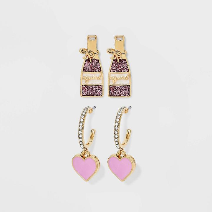 Sugarfix By Baublebar 'yes Way Rose' Statement Earring
