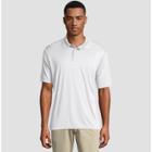 Hanes Men's Big & Tall Short Sleeve Cooldri Pique Polo Shirt - White