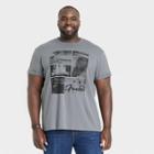 Men's Big & Tall Short Sleeve Graphic T-shirt - Goodfellow & Co Gray