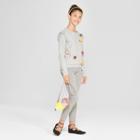 Girls' Fleece Lined Leggings - Cat & Jack Heather Gray