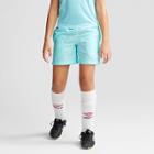 Plus Size Umbro Girls' Checkerboard Shorts - Island Blue