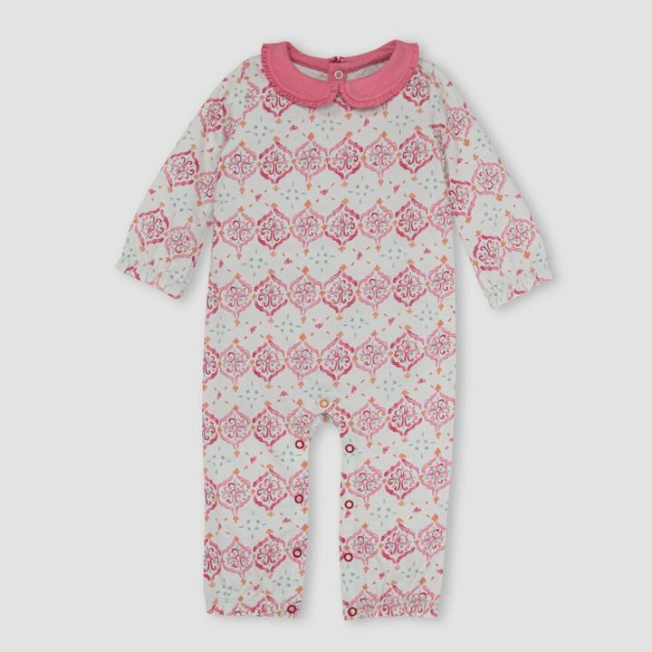 Burt's Bees Baby Baby Girls' Mosaic Jumpsuit - Light Green