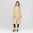 Women's Long Sleeve Wide Cuff Robe Jacket - Mossimo Tan