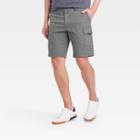 Men's 9.5 Relaxed Fit Utility Cargo Shorts - Goodfellow & Co Gray