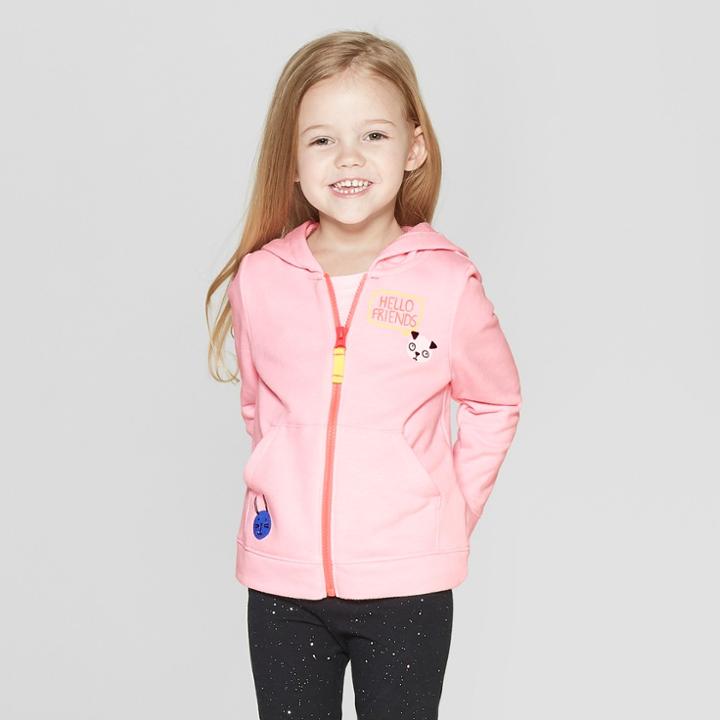 Toddler Girls' Pullover Sweater - Cat & Jack Pink