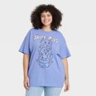 Women's Disney Plus Size Aristicats Kittens Short Sleeve Graphic T-shirt - Blue