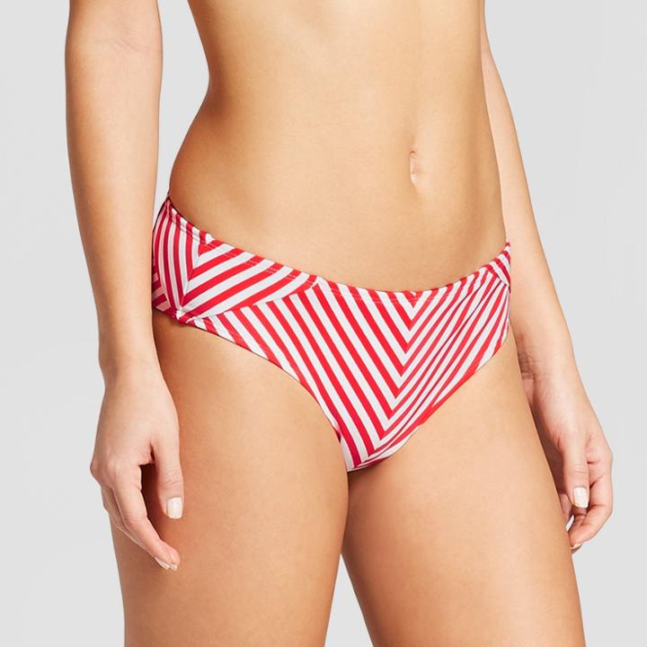 Women's Wide Side Cheeky Bikini Bottom - Xhilaration Red