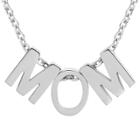 Women's Elya Stainless Steel 'mom' Pendant Necklace,