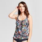 Women's Triangle Bikini Top - Slate Multi - D/dd Cup - Mossimo,