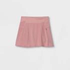 Girls' Stretch Woven Performance Skorts - All In Motion Rose